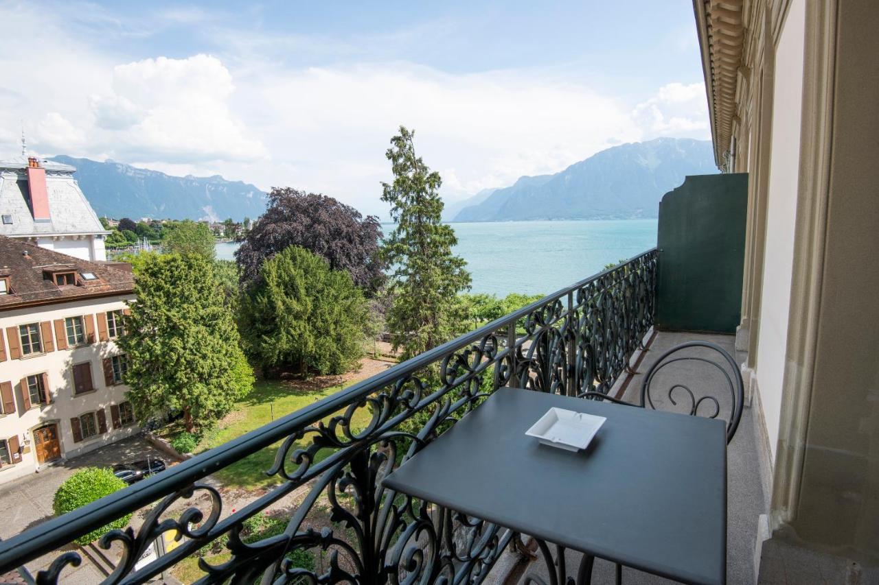 Hotel Des Trois Couronnes & Spa - The Leading Hotels Of The World Vevey Exterior foto